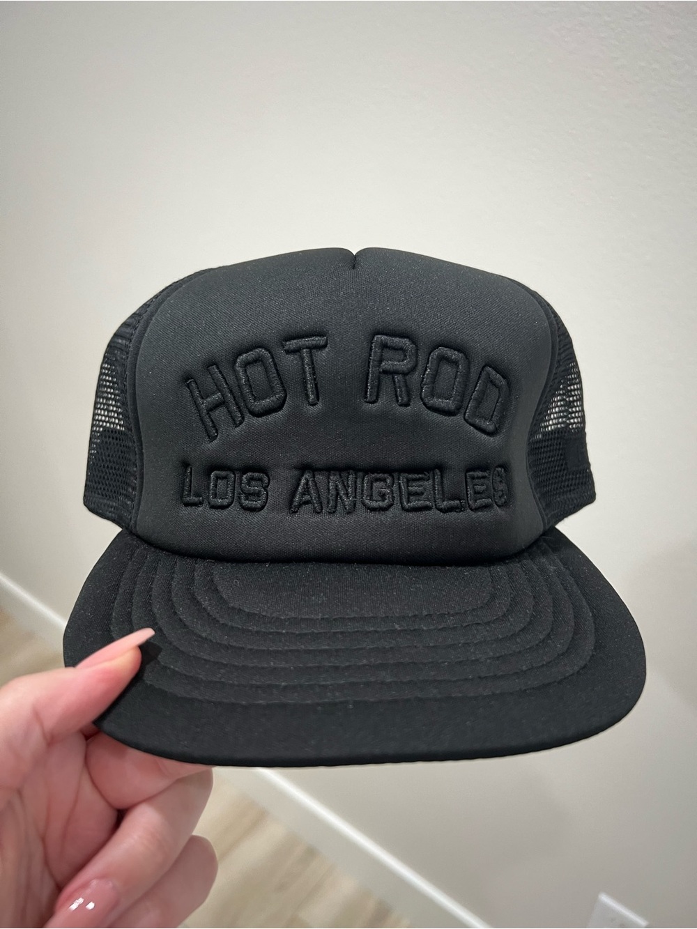 Hot Rod Los Angeles Black Trucker Hat